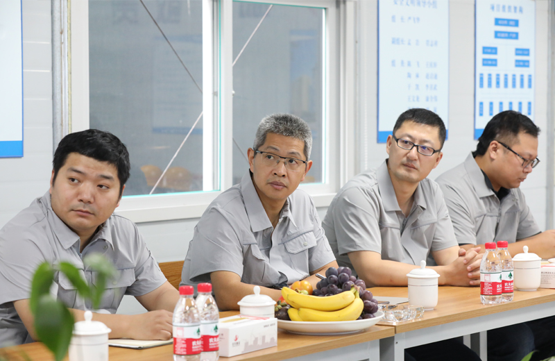 2019年8月12-13日，中天建设集团总裁吴海涛带领集团财务风控部副总经理陈剑、市场企管部总经理助理李红燕等一行来到沈阳检查走访中天东北公司，并对直营项目管理进行巡查。