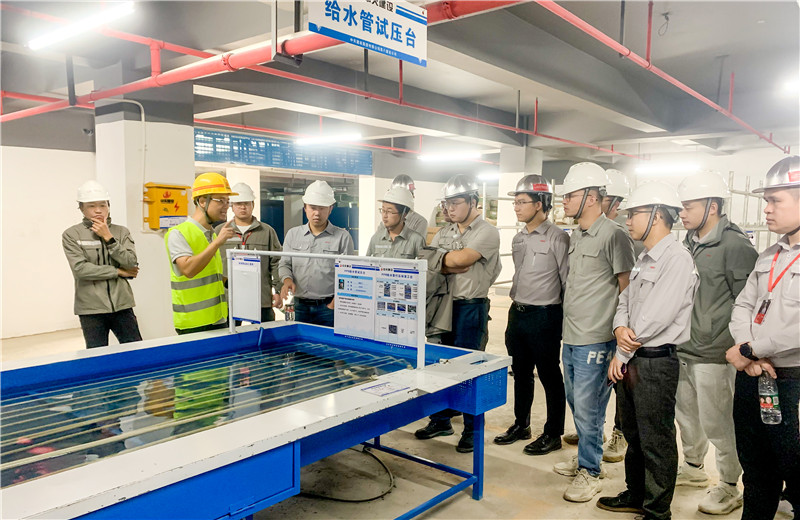 11月5日，2022年万科集团工程系统“谷雨行动”第二期现场交流会在中天八建南宁万科金域国际二期项目举行。